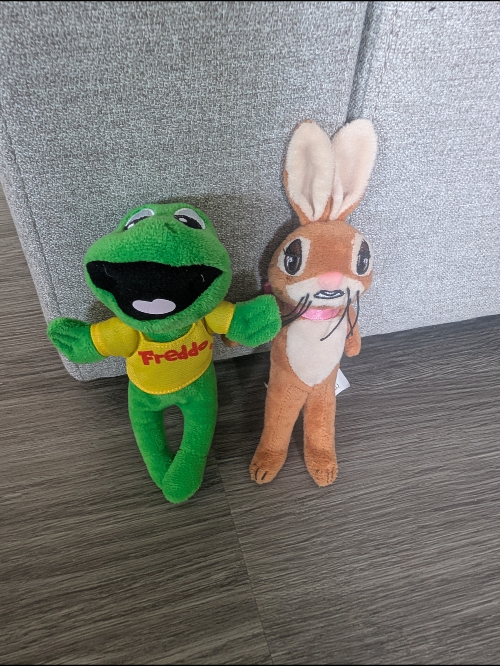 Cadbury World Freddo Frog and Caramel Bunny Plush Toys